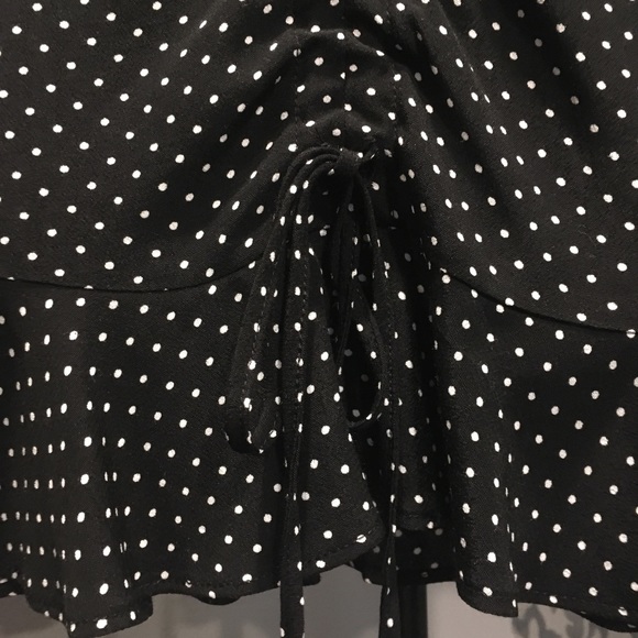 Cute black and white polka-dot blouse - Picture 4 of 5